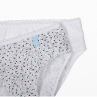 PACK DE DOS BRAGUITAS NIÑA DON ALGODON 0073